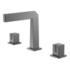 Yeelim Bathroom Three Hole Double Temperature Switch Brass Basin Mixed Concealed Faucet