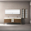 wicker wall cabinet bathroom