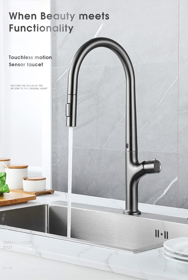 Pull Down Kitchen Faucet