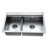 under kitchen sink sliding storage
