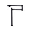 Yeelim Modern High Rod Chrome Brass Rotary Faucet