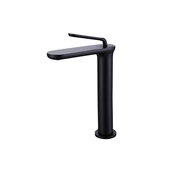 Blcak Tall Basin Mixer Tap