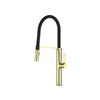 Classic Gun-Metal Single Handle Pull-Down Kitchen Faucet With Sprayer Function