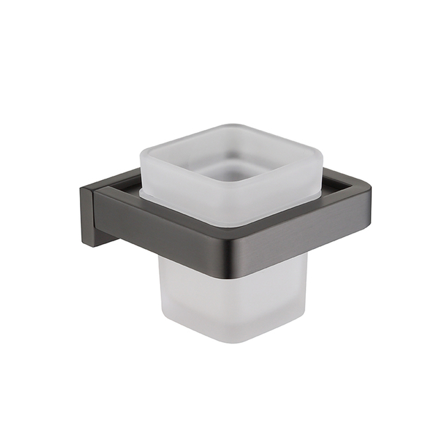 Gun Gray High Texture Mouthwash Holder