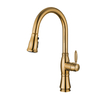 China Kitchen Taps Supplier Single-Handle Pull-Down Sprayer Low Lead Kitchen Faucet
