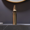 Yeelim Best Brushed Gold Bathroom Sink Faucet Brass Single Handle