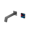 Biqiong Series Two-hole Knob Temperature Control Bathroom Entry Wall Plated Brass Short Rod Faucet 1LP840101GA-BQ