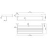 Stainless Steel Bath Towel Holder