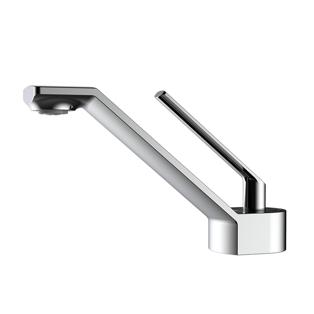 Single Handle Bathroom Brass Basin Sensing Touch To Mix Heat And Cold To Create A Mini Mid-rod Faucet