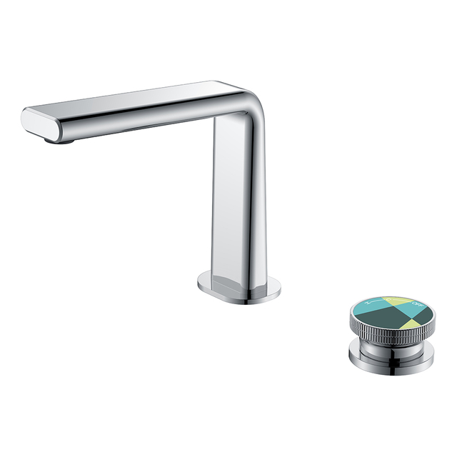 Yeelim Bathroom Dual Control Single Temperature Switch Brass Basin Faucet