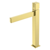Yeelim Bathroom Temperature-controlled Brass Basin with High Pole Mixer Faucet
