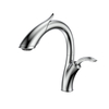 Yeelim White Pull Out Bathroom Sink Faucet With Sprayer