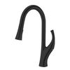 Yeelim Pull Down Kitchen Faucet Modern Flexible Matte Black