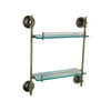2-Tier Bathroom Glass Shelves ML-27015