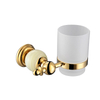 Golden Toothbrush Tumbler Holder
