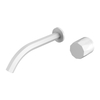 Two Hole Single Knob Temperature Control Bathroom into The Wall Chrome Plated Long Rod Brass Faucet