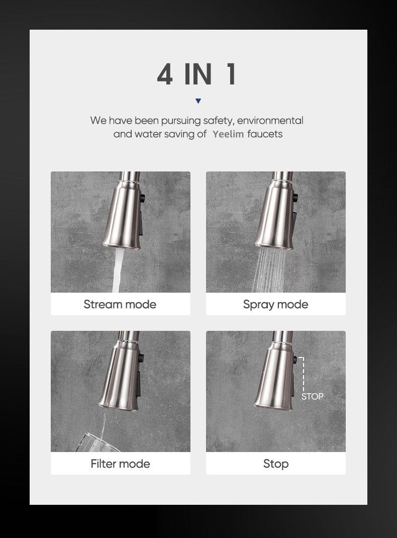 Pull-Down Kitchen Faucet
