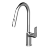 Yeelim High End Modern Style Kitchen Single Handle Pull Brass Chrome High Pole Faucet