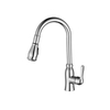 Factory Supply Single Handle Pull-Down Kitchen Faucet With Two Function Sprayer