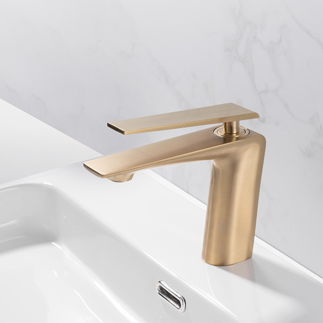 Matte Black Bathroom Faucet Brass Low Arc For Porject Source