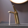Yeelim Best Brushed Gold Bathroom Sink Faucet Brass Single Handle