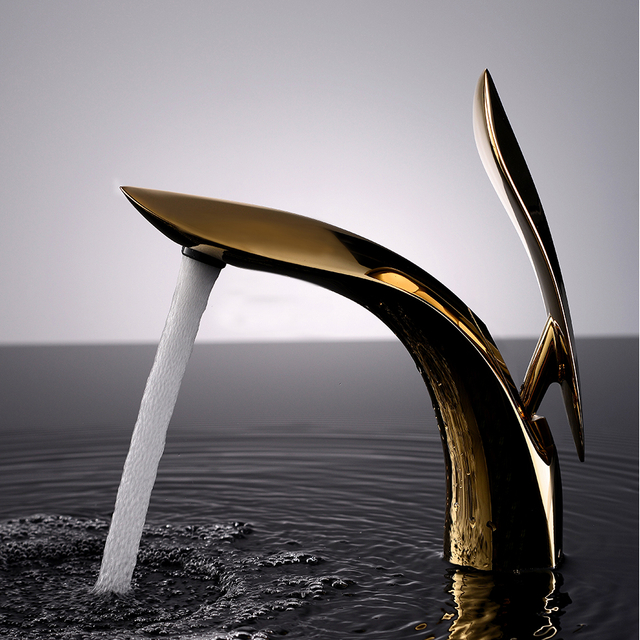 Bathroom Sink Faucet With Single Handle Wholesale Price - Gold Basin Faucet