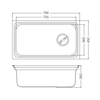 undermount porcelain kitchen sink