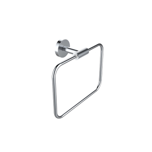 Chrome Square Towel Ring