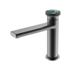 Yeelim Unique Knob Temperature Control Chrome Brass Basin Faucet