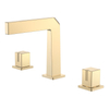 Yeelim Bathroom Three Hole Double Temperature Switch Brass Basin Mixed Concealed Faucet