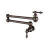 Bronze Single Lever Wall Mounted Basin Tap