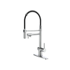 Single Handle Pull-Down Kitchen Faucet With Spring Spout In Chrome