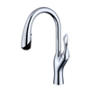 Yeelim Pull Down Sink Mixer Black And Chrome Kitchen Faucet