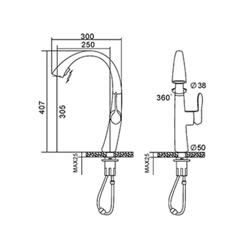 Kitchen Sink Mixer Taps