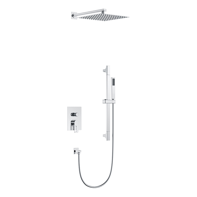 Shower Set for Concealed Installation with Slide Bar
