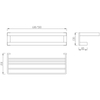 Multilayer Stainless Steel High-end Bath Towel Holder