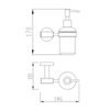 Chrome-plated Soap Support