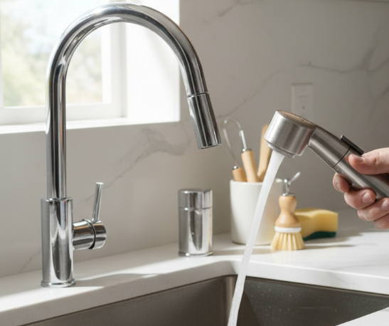 pull down kitchen faucet