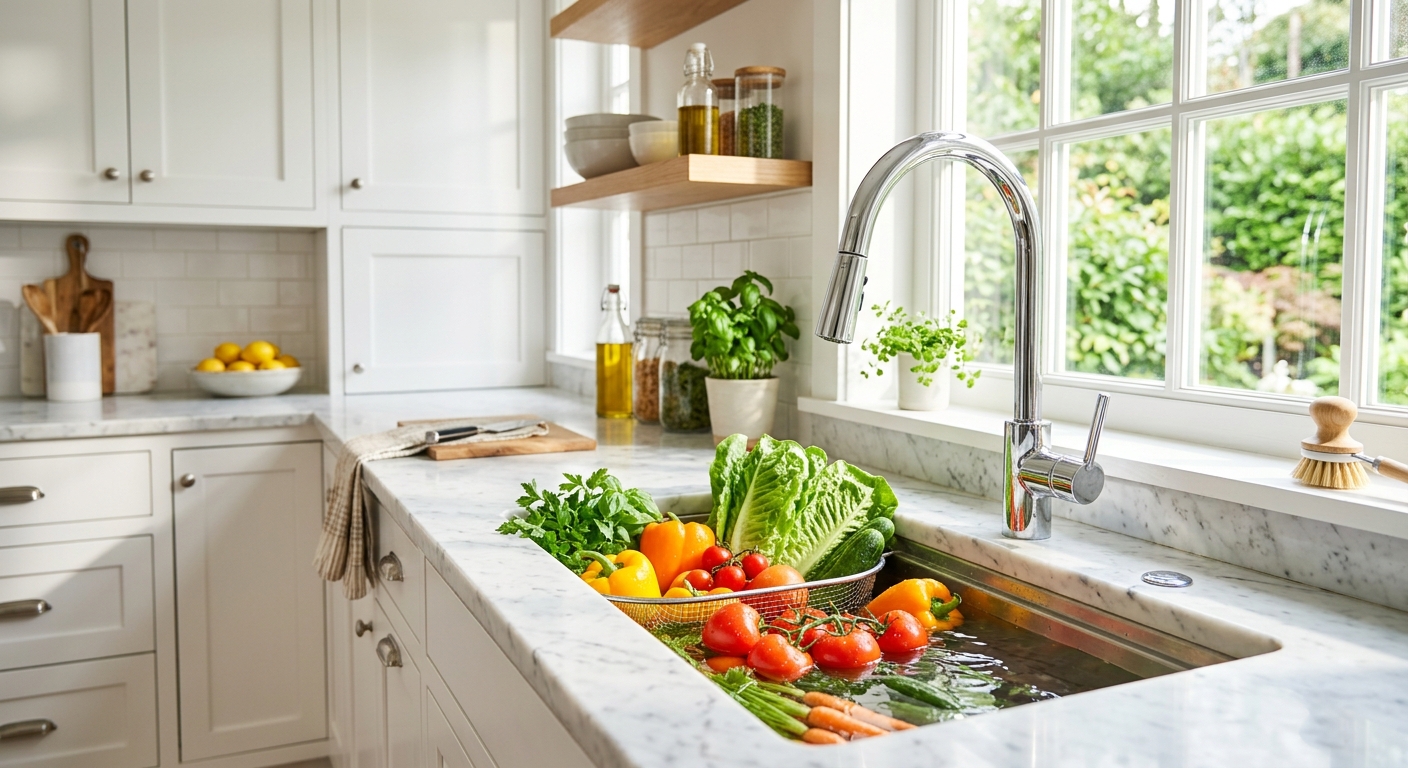 stainless steel kitchen sink