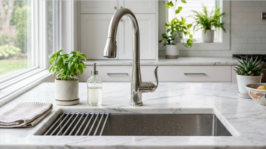 Brass Kitchen Faucet